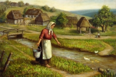 Woman Carrying Water