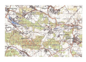 Map of Czernica and Environs